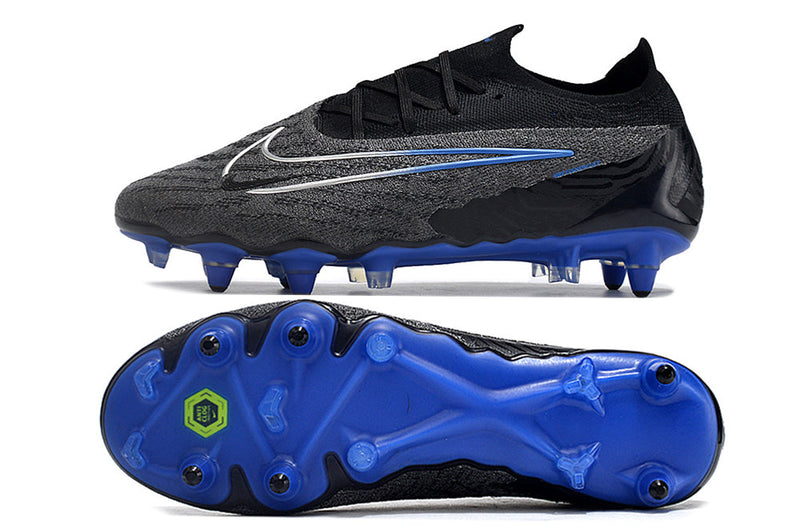 BOTA DE FUTBOL NIKE PHANTOM GX ELITE SG - NEGRO/AZUL