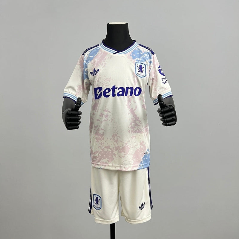 ASTON VILLA II 25/26 CONJUNTO INFANTIL