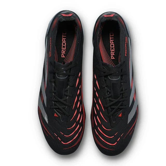 BOTA DE FUTBOL ADIDAS PREDATOR FG ELITE - NEGRO/ROJO - Stealth Pack