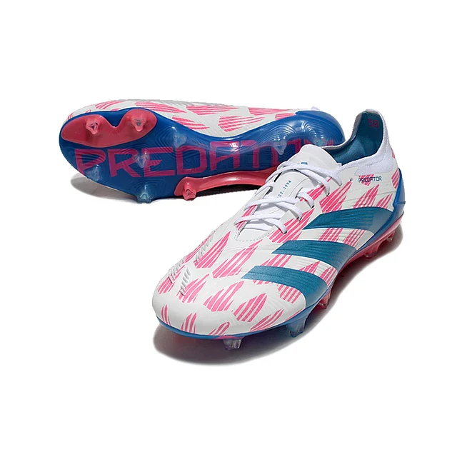 BOTA DE FUTBOL ADIDAS PREDATOR TONGUE FG ELITE - AZUL/ROSA